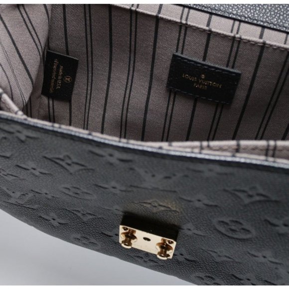 Louis Vuitton Pochette Metis Monogram Empreinte Noir Shoulder Bag Box Dustcover - Picture 6 of 10
